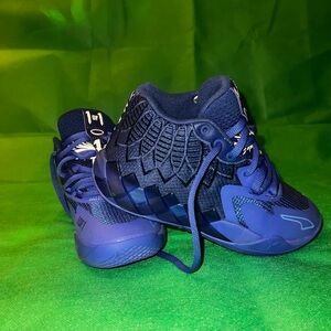 Puma Blue High-Top Sneakers